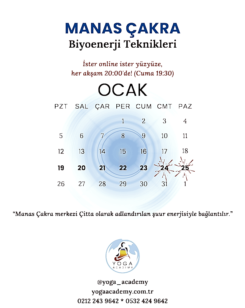 ÇAKRA ÇALIŞMALARI