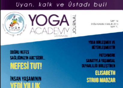 YOGA ACADEMY JOURNAL 14.SAYI ÇIKTI!!